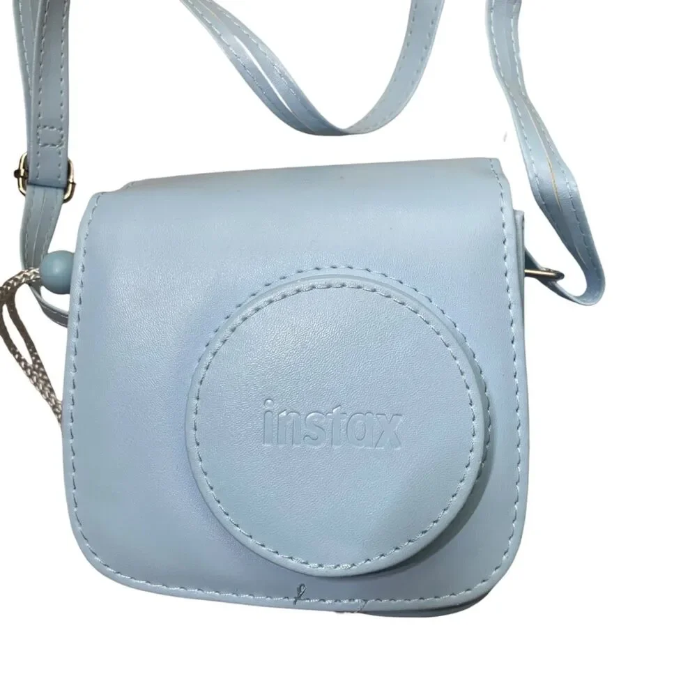 Fujifilm Instax Mini 7+ Instant Camera Case Picture Holder Case And Film Blue
